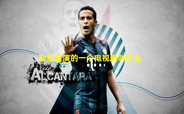 孙红雷演的一个电视剧叫什么