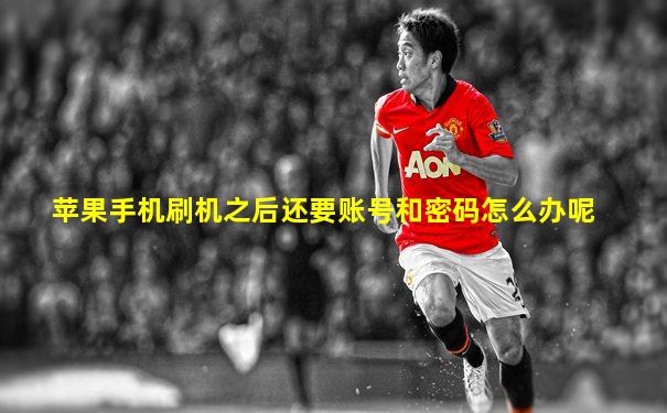 苹果手机刷机之后还要账号和密码怎么办呢